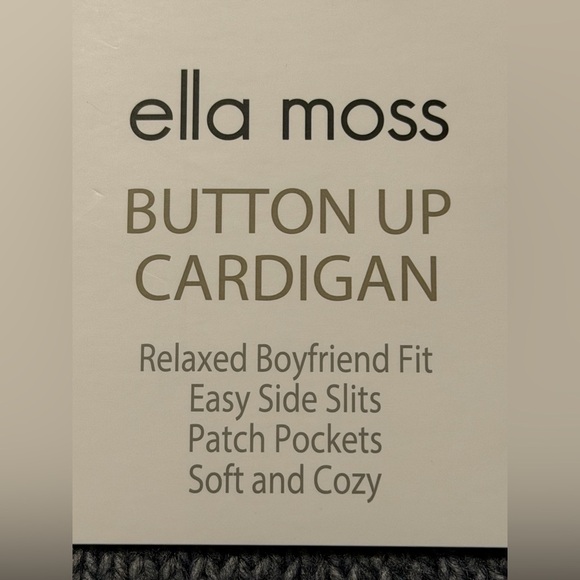 Ella Moss Button Up Cardigan Sweater - Picture 8 of 9